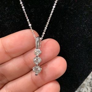 Diamond Set Necklace and Earrings